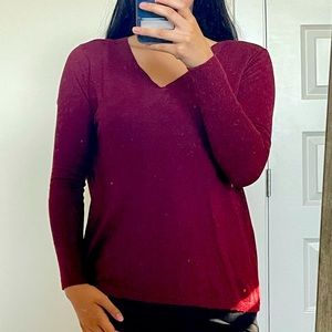 Maroon Trouvé Light Sweater Size XS